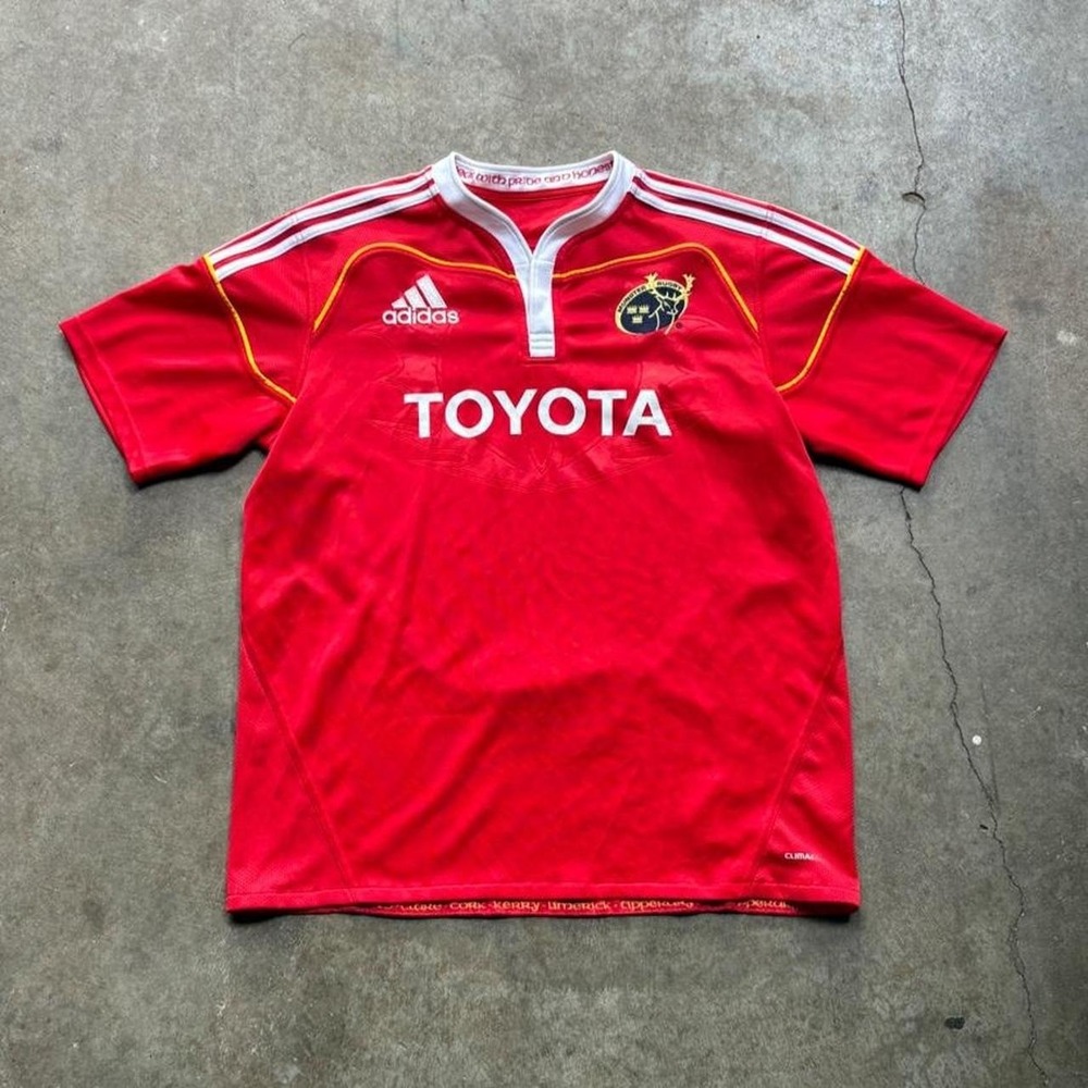 Vintage Y2K Adidas Munster Rugby soccer home jersey Mens Size XL